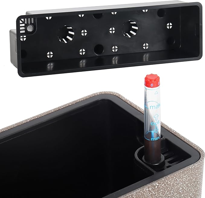 GardenBasix Elongated Self Watering Planter Pots Window Box 5.5 x 16 inch - Image 2