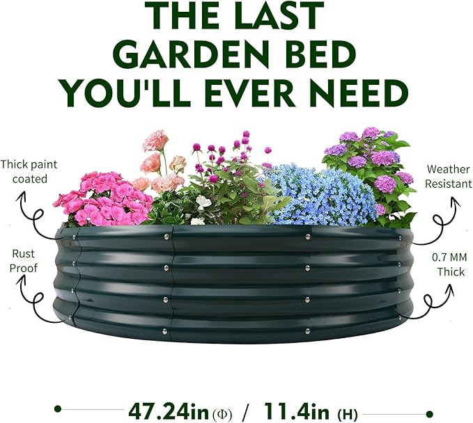 Galvanized Raised Garden Beds for Gardening - Image 2