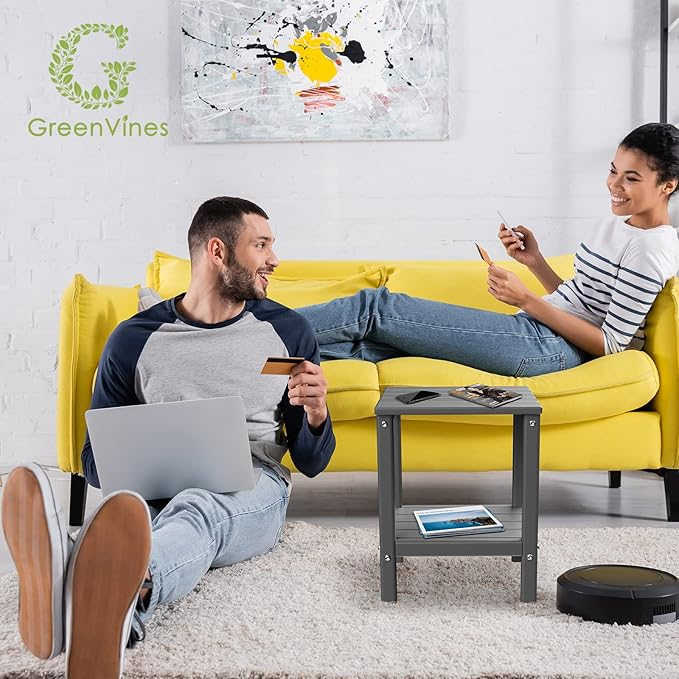 GREENVINES Outdoor Rocking Chair Set | 3-Piece | 2 Rocking Chairs - Image 8