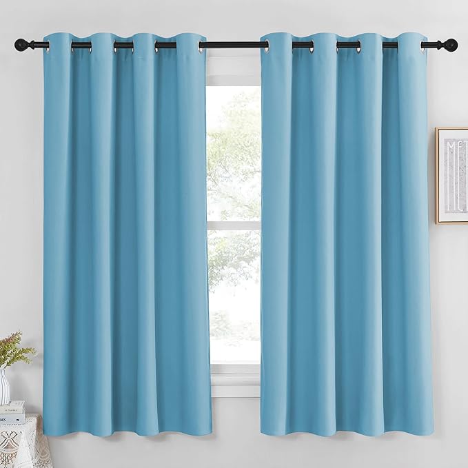 NICETOWN Blackout Curtain Panel 63 inch Long by NICETOWN