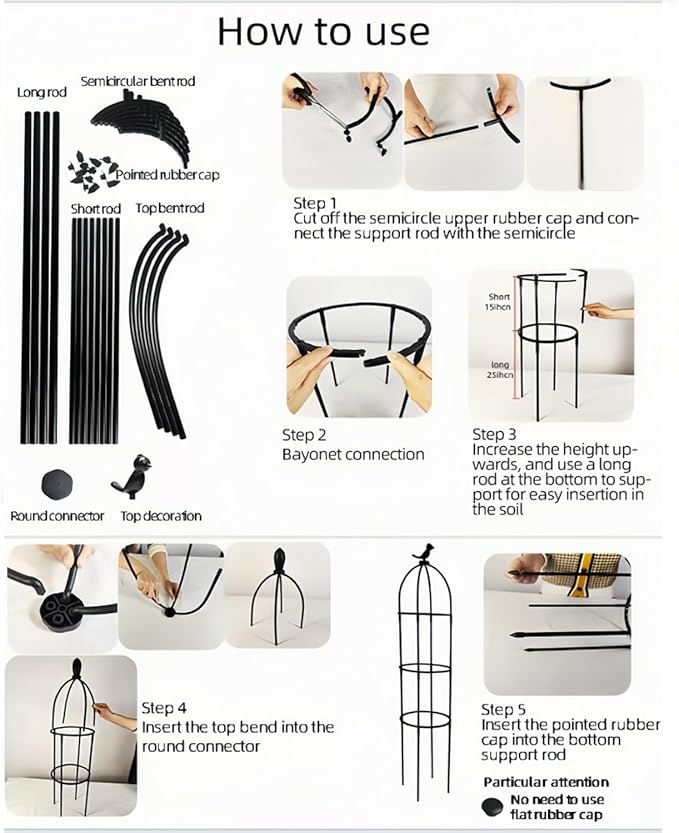 Garden Trellis 67in, Plant Trellis - Image 3