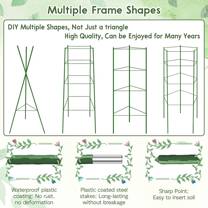 Riare 6 Pack 5.2 FT Tomato Cages - Image 5