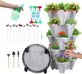 DUNCHATY Stackable Planter, Vertical Strawberry Planter by DUNCHATY