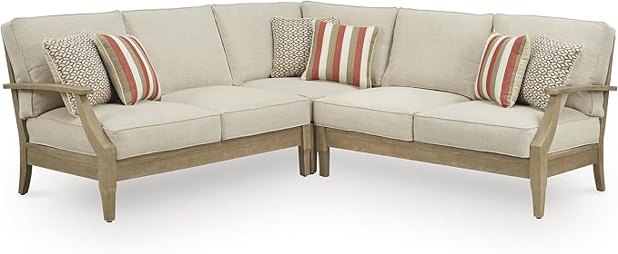 Signature Design by Ashley Clare View Symmetrical Contemporary 3-Piece Outdoor - Image 2