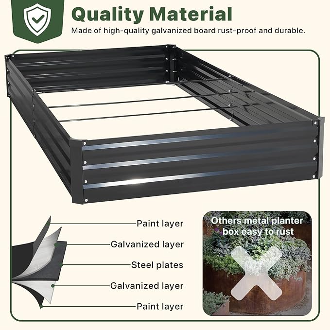 DTIG Galvanized Raised Garden Bed - Image 5