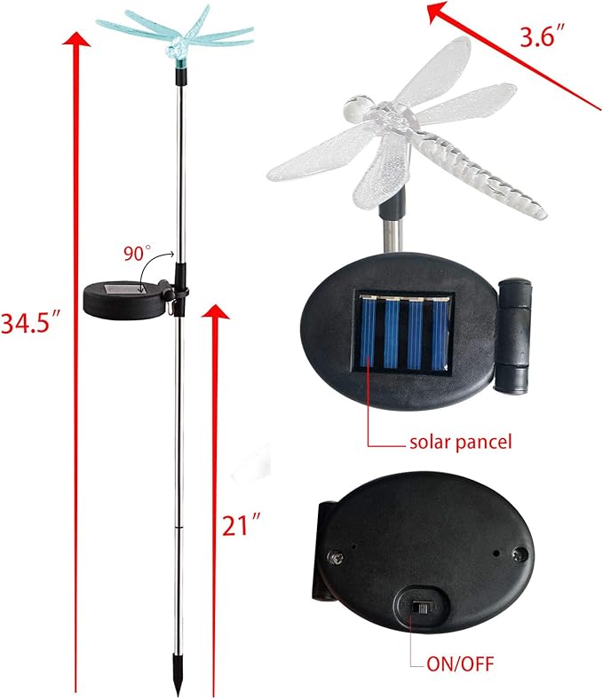 Waterproof Outdoor Solar Garden Stake Light - Image 7