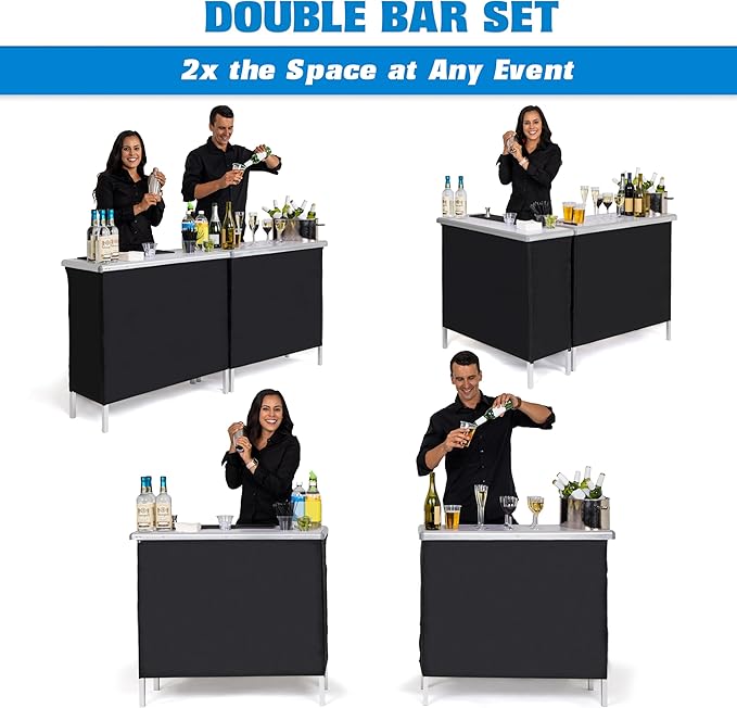 GoBar Portable Double Bar Table Set - Image 4