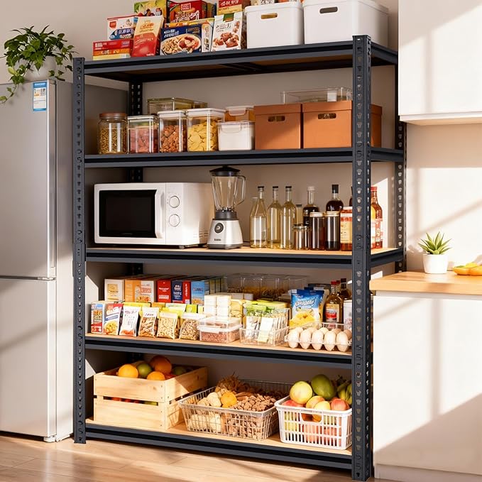 72" H Storage Shelves, Storage Shelves Heavy Duty, 2400LBS Metal Shelving Units - Image 8