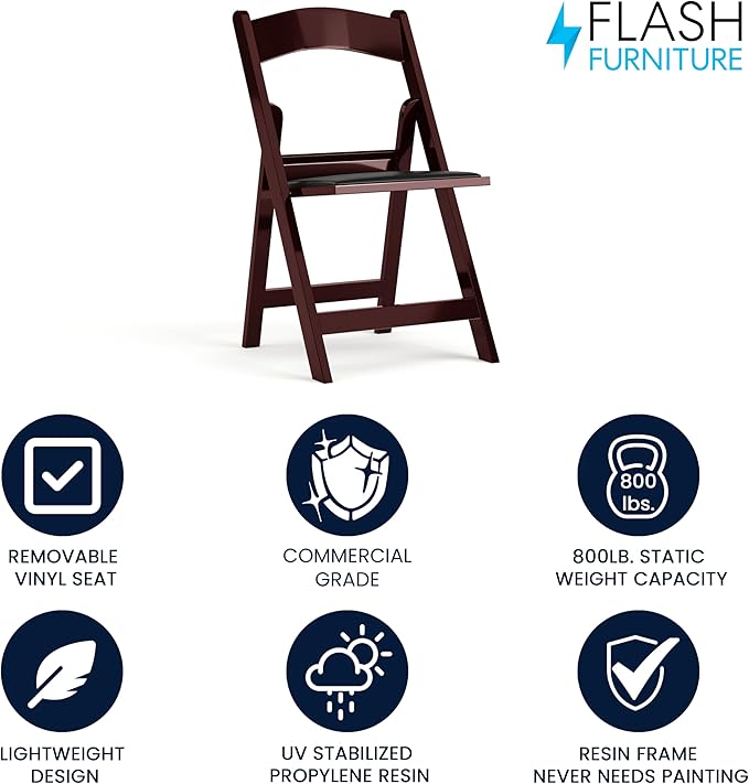 Flash Furniture Hercules™ Series Folding Chair - Image 3