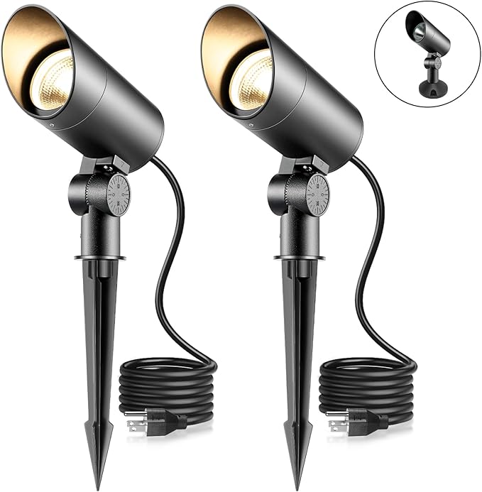 30W Spot Lights Outdoor LED Spotlight 120V 3000LM Ultra Bright Flag Pole Light - Image 2