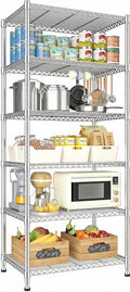 Xcity Storage Shelves, 6 Tier Heavy Duty Metal Shelving Unit, 2400 LBS Capacity by Unknown