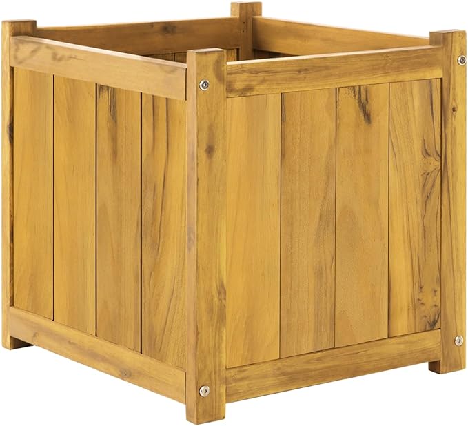 Idzo Acacia Wood Flower Planter Box by Idzo