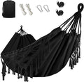 Bellzacasa Double Hammock, Heavy Duty 500 lb Load Capacity Tassels and Fishtail by Bellzacasa