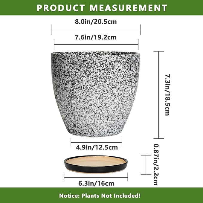 Ceraimc Plant Pot - Image 3
