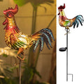 Tryme Rooster Solar Lights Outdoor Decorative Garden Statue Gifts by Tryme