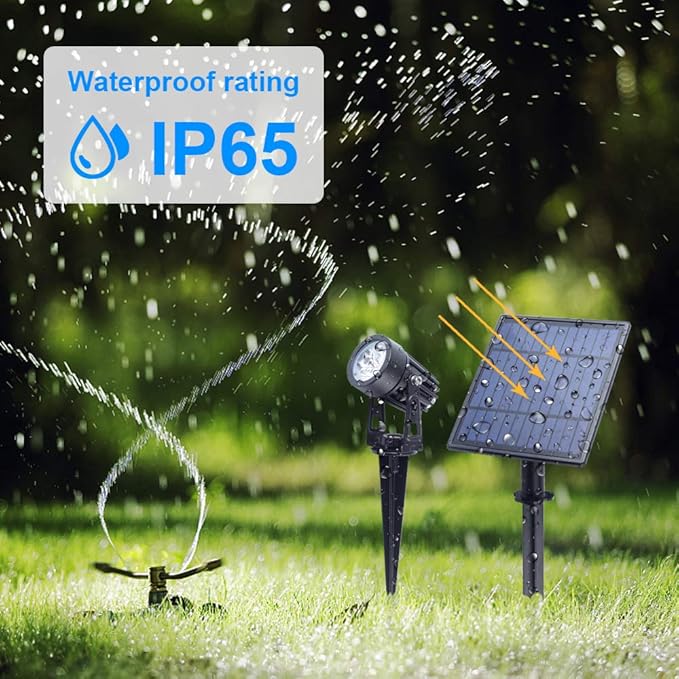 APONUO Metal Solar Spot Lights Outdoor - Image 5