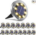 Solar Ground Lights 16Pack, Garden Solar Outdoor Waterproof Pathway Bright by OULONGER