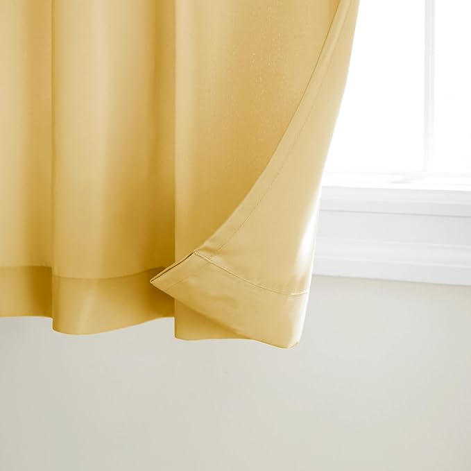 TOWN & COUNTRY BASICS Cabana Solid Heavyweight Indoor Outdoor Curtains - Image 2