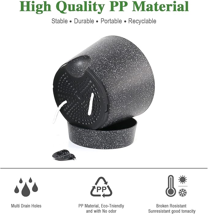 Self Watering Pots for Indoor Plants, 12 inch Planters - Image 8