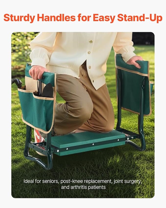 VEVOR Garden Kneeler and Seat Heavy Duty, Portable Garden Stool - Image 5