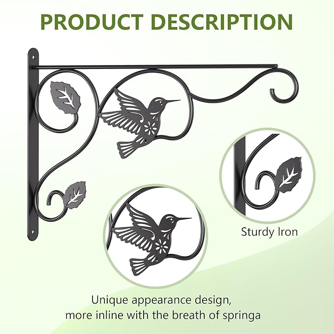 2 Pack Heavy Duty Plant Hooks for Hanging - Image 5