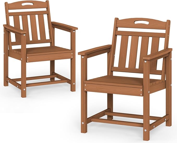Set of 2 Weatherproof Patio Chairs by Suunyn