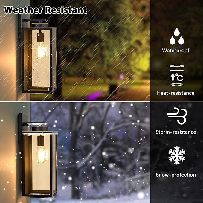 Large Size Outdoor Wall Light Fixtures, Exterior Lighting Fixtures Porch - Image 2