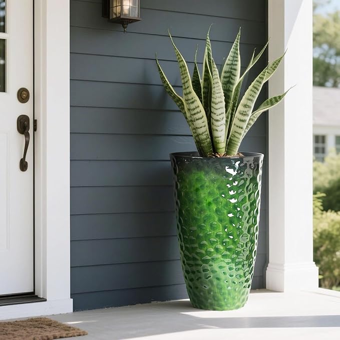 Worth 2 Pack 24" Tall Large Plastic Planter - Image 6