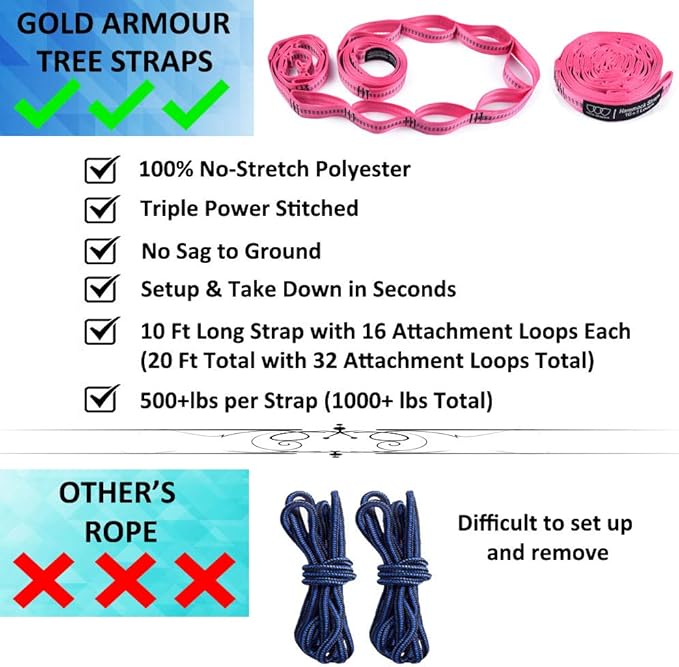Gold Armour Camping Hammock - Image 3