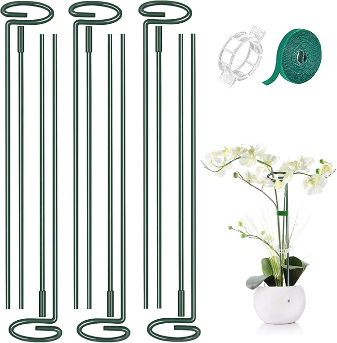 MAFONE 6 Pack 24inch Plant Support Stakes, Plant Stick by Unknown