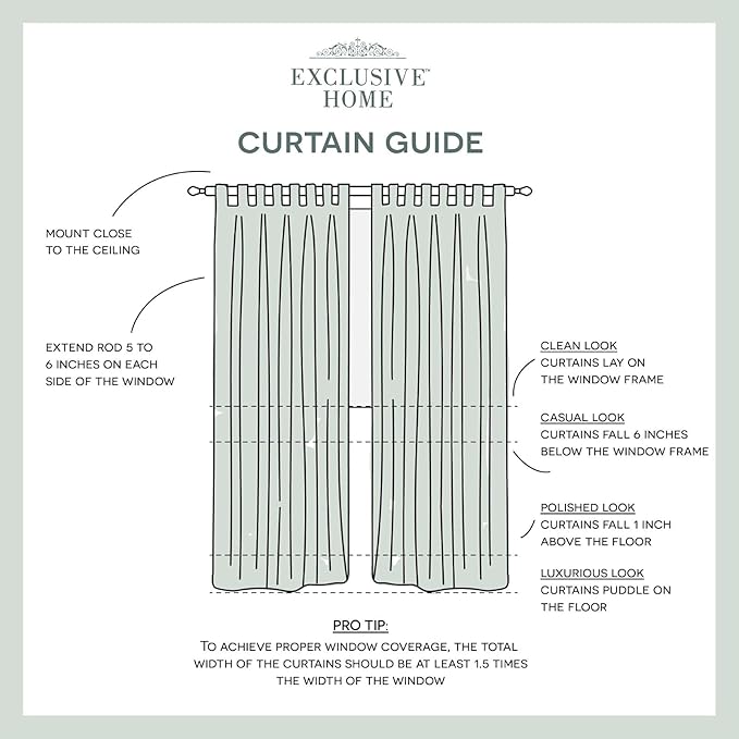 Exclusive Home Cabana Solid Indoor/Outdoor Light Filtering Hook-and-Loop Tab - Image 9