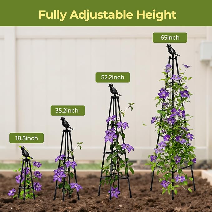 Garden Trellis for Climbing Plants Outdoors, Vegetables - Image 3