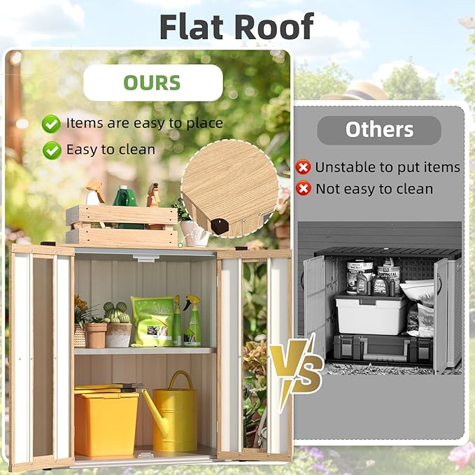 AECOJOY Outdoor Storage Cabinet Waterproof - Image 5