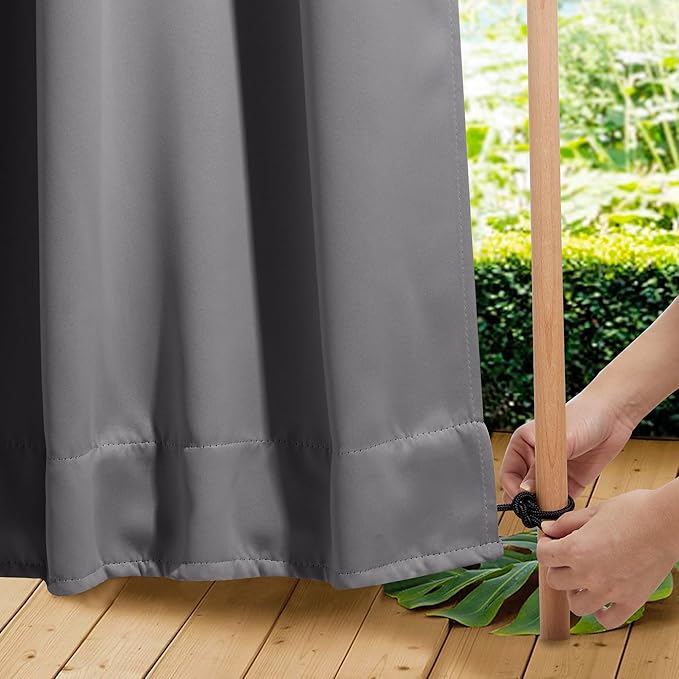 NICETOWN 2 Panels Outdoor Curtains - Image 6
