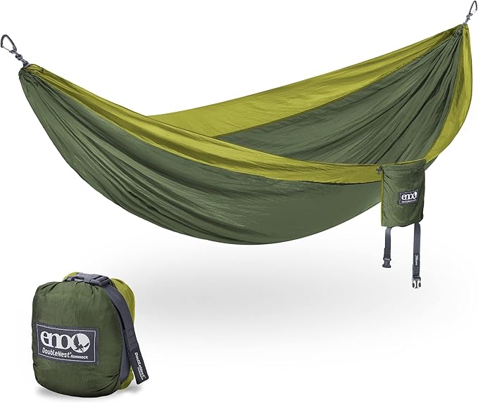 ENO, Eagles Nest Outfitters DoubleNest Lightweight Camping Hammock, 1 to 2 by EaglesNestOutfitters