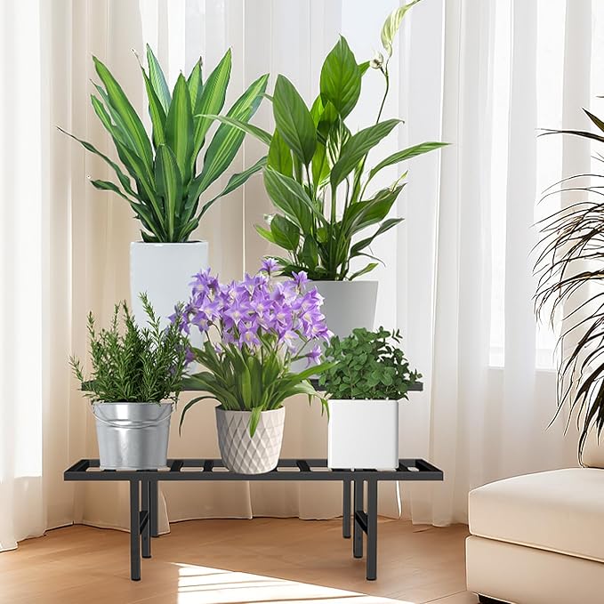 Plant Stand Indoor Outdoor, Heavy Duty Iron Pedestal Stands Metal Plant Stand - Image 6