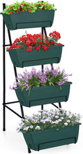 OYEAL Raised Garden Bed 4 Tier Vertical Garden Planters Indoor Outdoor Raised by OYEAL