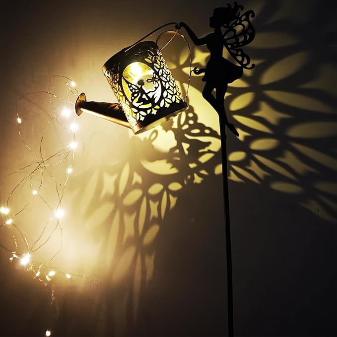 Solar Watering Can Lights, Outdoor Garden Decor, LED Waterproof String Light - Image 5
