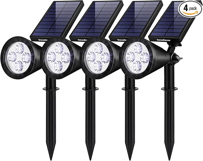 InnoGear Solar Lights Outdoor Lighting Waterproof Landscape Spotlights by InnoGear
