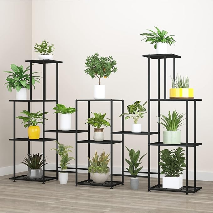 Twhep Tall Multi Tier Plant Stand, 13 Tiers Multifunctional Plant Stands - Image 9