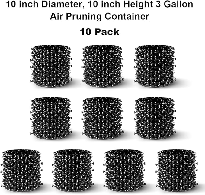 3 Gallon Air Pruning Container New Plastic Nursery Pot Fruit Vegetable Garden - Image 3