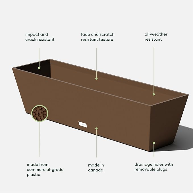 Veradek Pure Series Window Box Planter - Image 3