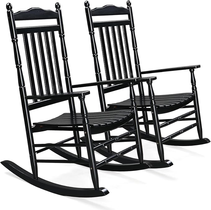 VINGLI Wooden Rocking Chair, Outdoor Chair by VINGLI