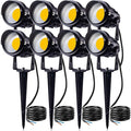 SUNVIE 12W LED Landscape Lights Low Voltage Waterproof Garden Pathway Lights by SUNVIE