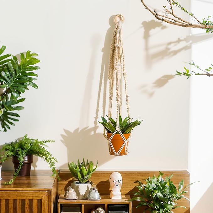 Artilady Plant Hanger Indoor Macrame Hanging Planters - Image 6