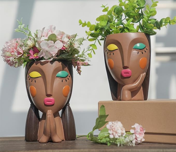 Head Planters, Face Planter Pots - Image 2