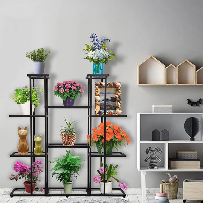 MTB Garden 4 Tier 11 Potted Metal Large Plant Stand - Image 3