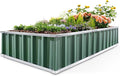 KING BIRD Raised Garden Bed 68"x 36"x 12" Galvanized Steel Metal Outdoor Garden by KINGBIRD