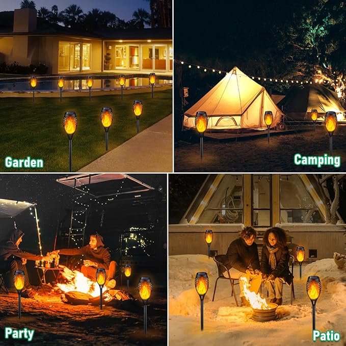 IkeeRuic Solar Flame Torch Lights - Image 2