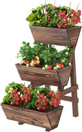 3-Tier Wooden Vertical Raised Garden Bed by PULIJIAJU